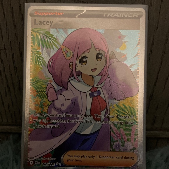 Pokemon Trainer Card - Pink and Purple - Picture 1 of 12